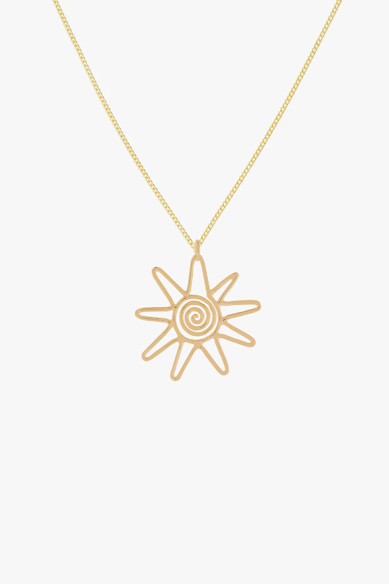 Sol Necklace Gold Plated