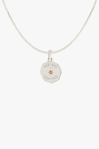 Bom Dia Necklace Silver