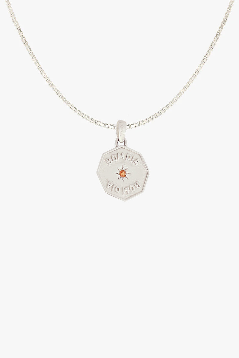 Bom Dia Necklace Silver