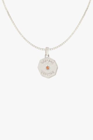 Bom Dia Necklace Silver