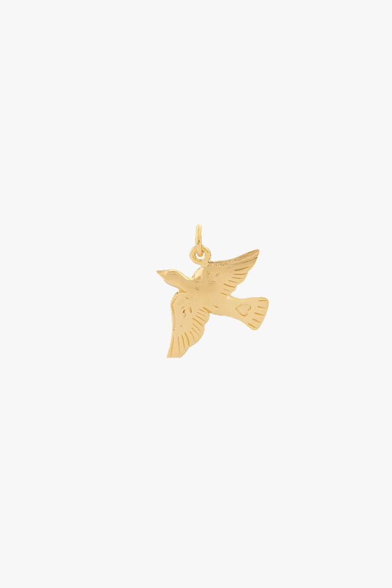 Lucky Swallow Necklace Gold Plated