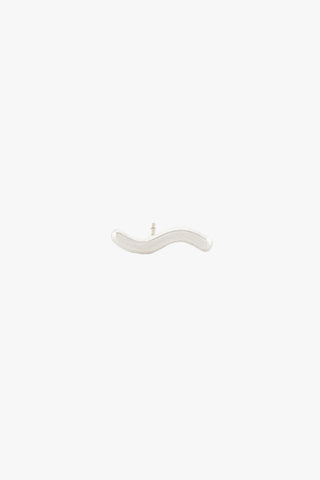 Wave Stud Silver