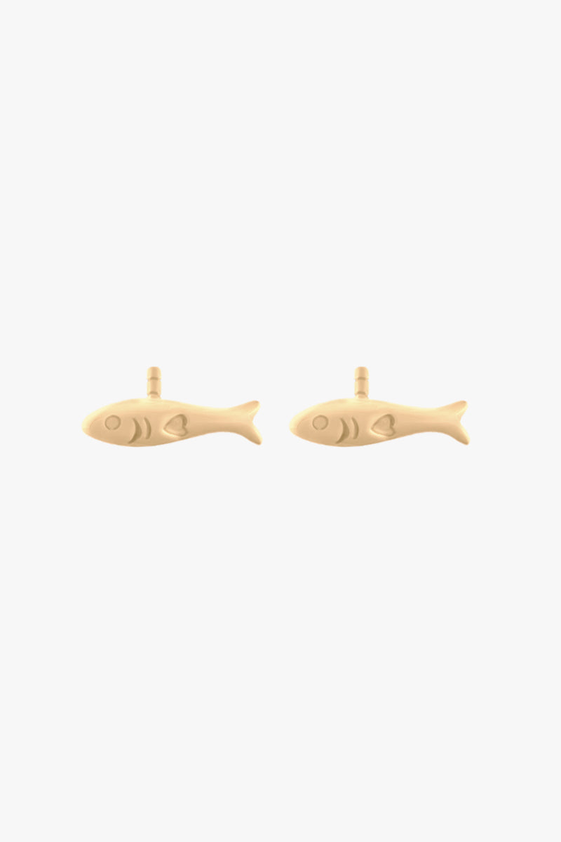 Sardinha Stud Gold Plated