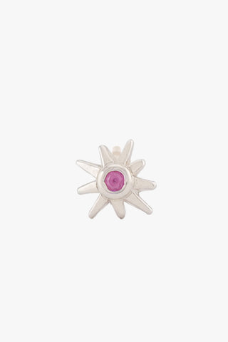 Rose Glow Stud Silver