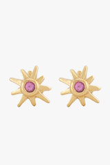 Rose Glow Stud Gold Plated