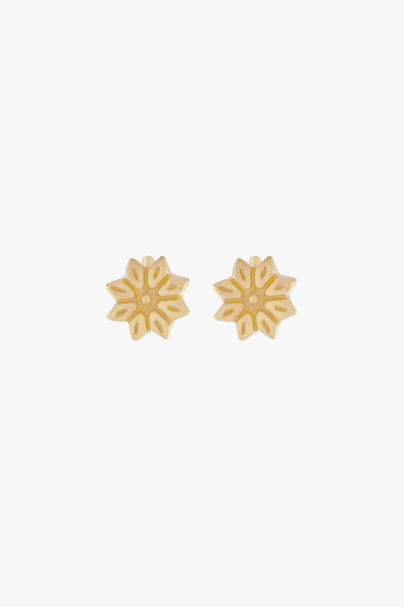 Azulejo Stud Gold Plated