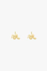 Serpant Stud Gold Plated