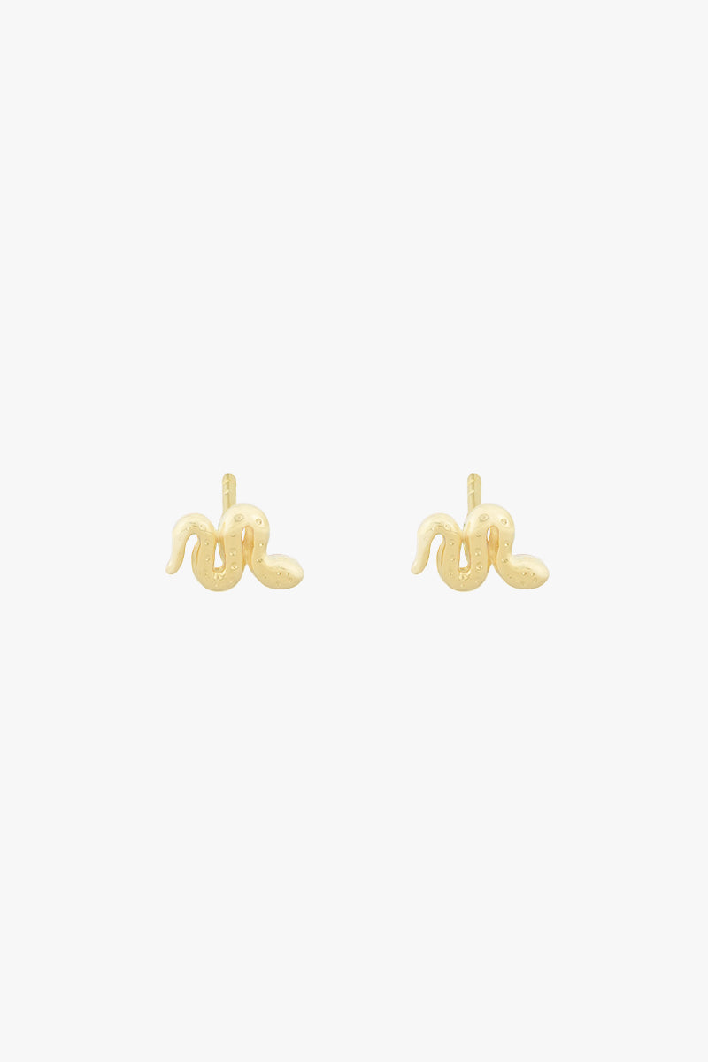 Serpant Stud Gold Plated