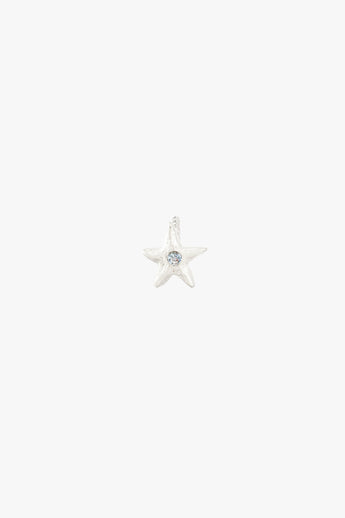 Cosmic Blue Stud Silver