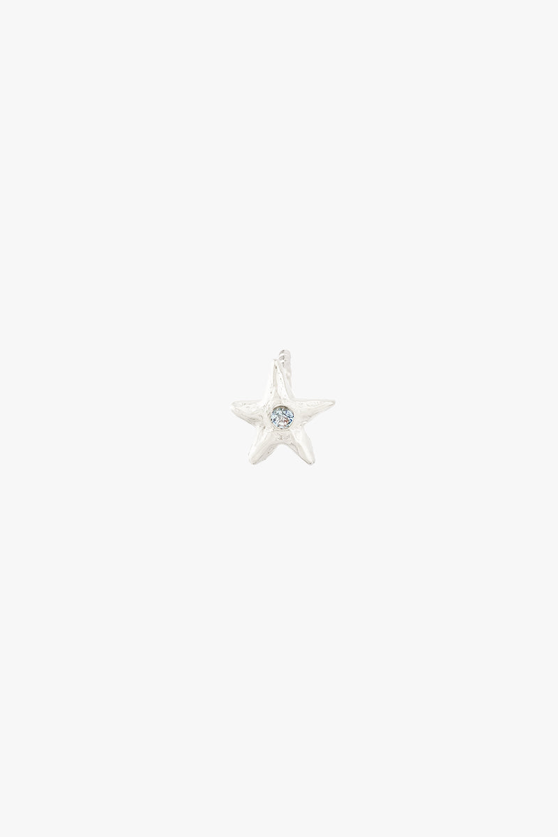 Cosmic Blue Stud Silver