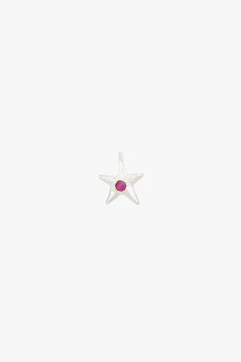Cosmic Pink Stud Silver