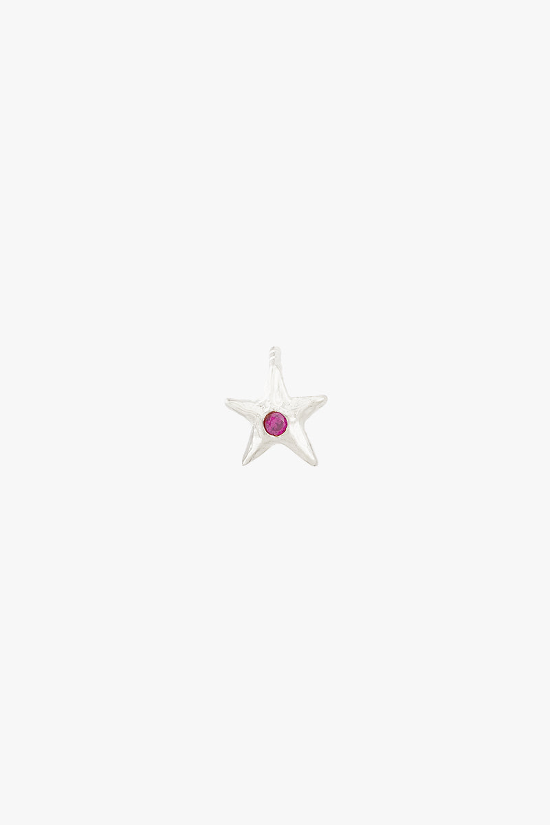 Cosmic Pink Stud Silver