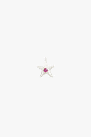 Cosmic Pink Stud Silver