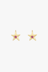 Cosmic Pink Stud Gold Plated