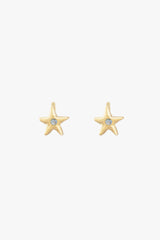 Cosmic Blue Stud Gold Plated