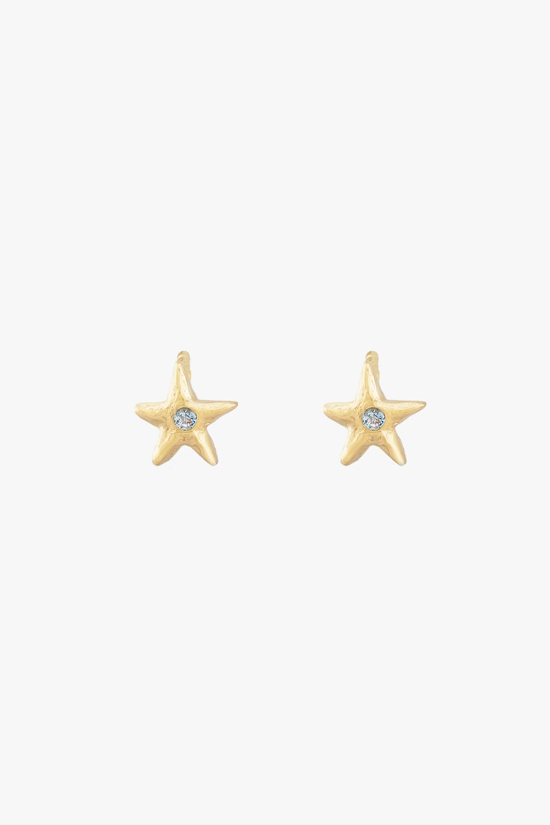 Cosmic Blue Stud Gold Plated
