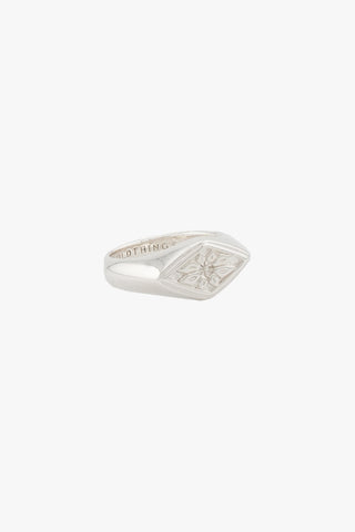 Azulejo Pinky Ring Silver