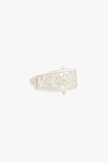 Sky Goddess Ring Silver