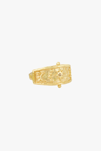 Sky Goddess Ring Gold Plated