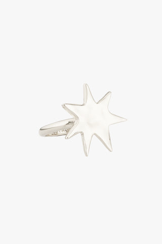 Starlit Whispers Ring Silver