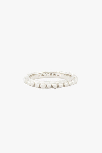 Solar Glow Ring Silver