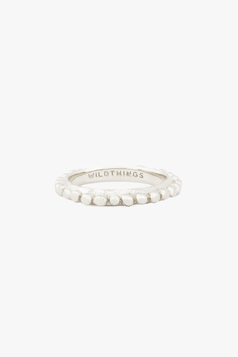 Solar Glow Ring Silver