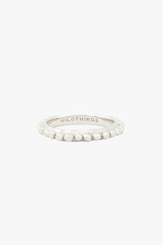 Solar Glow Ring Silver