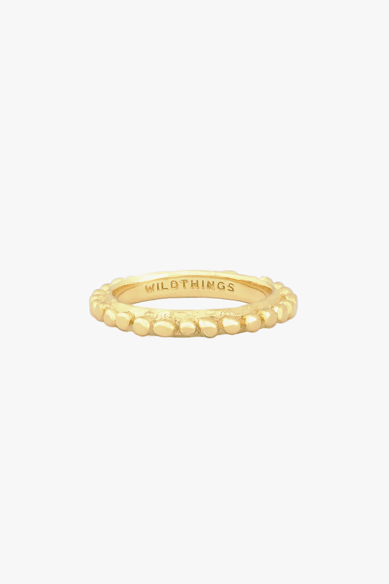 Solar Glow Ring Gold Plated