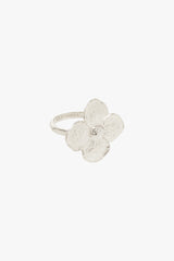 Big Flower Ring Silver