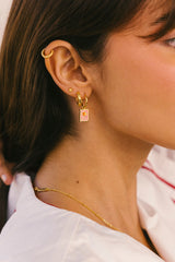 Selo Hoop Earring Gold Plated