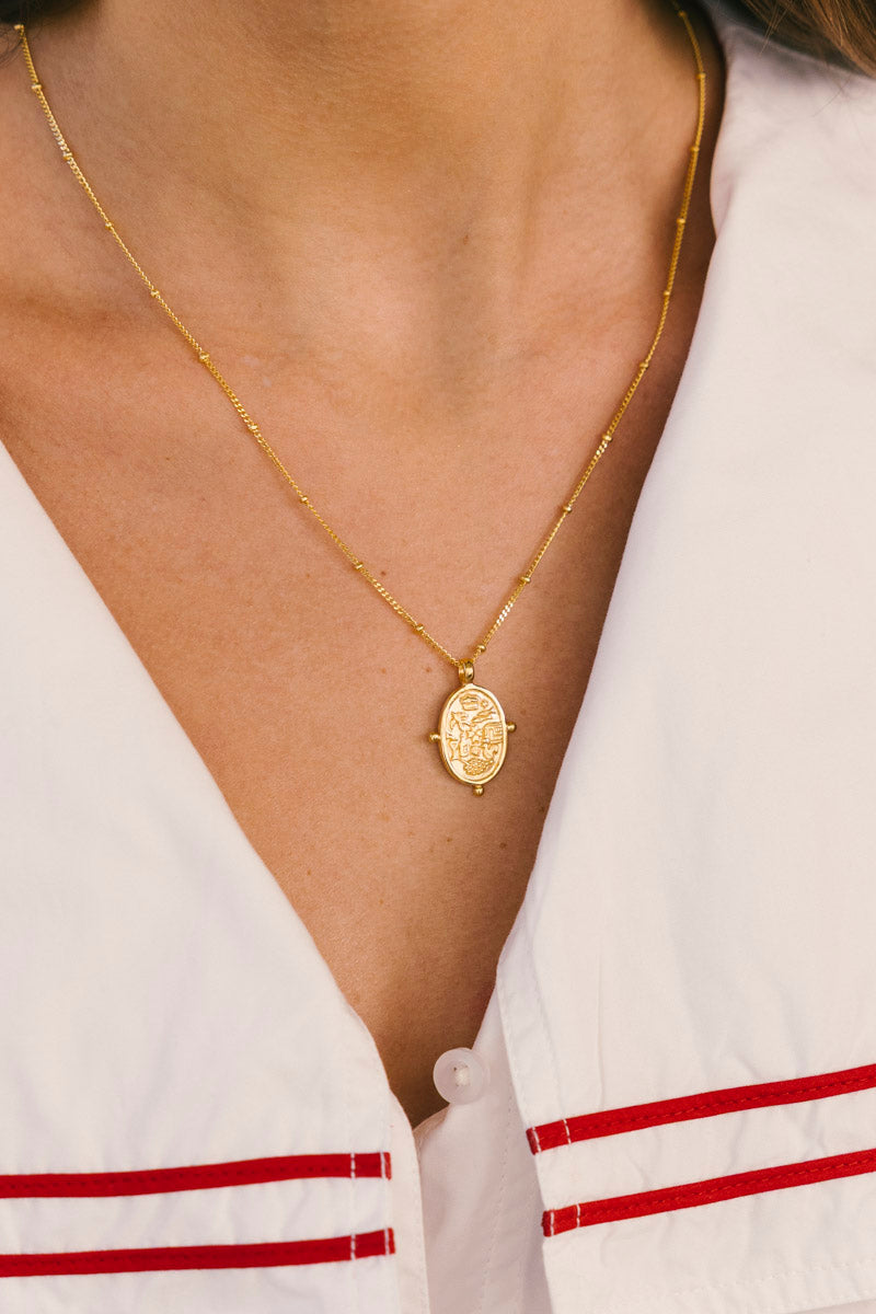 Vida A Lisboa Necklace Gold Plated