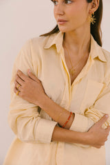 Heart Chain Bracelet Gold Plated