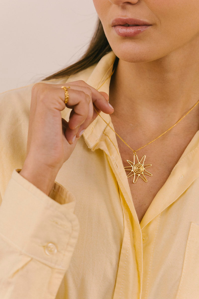 Sol Necklace Gold Plated