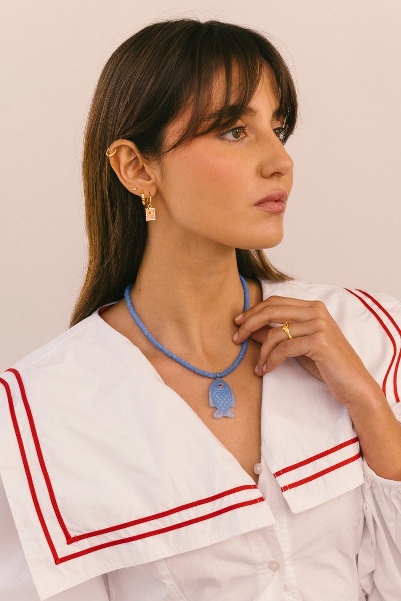 Peixe Necklace Gold Plated