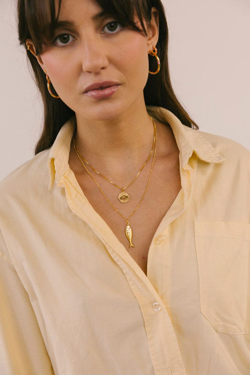 Sardinha Necklace Gold Plated