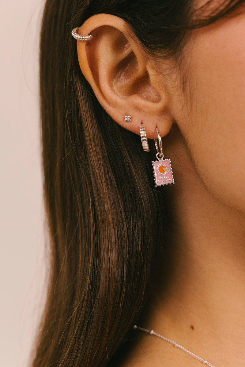 Dainty Flower Stud Silver