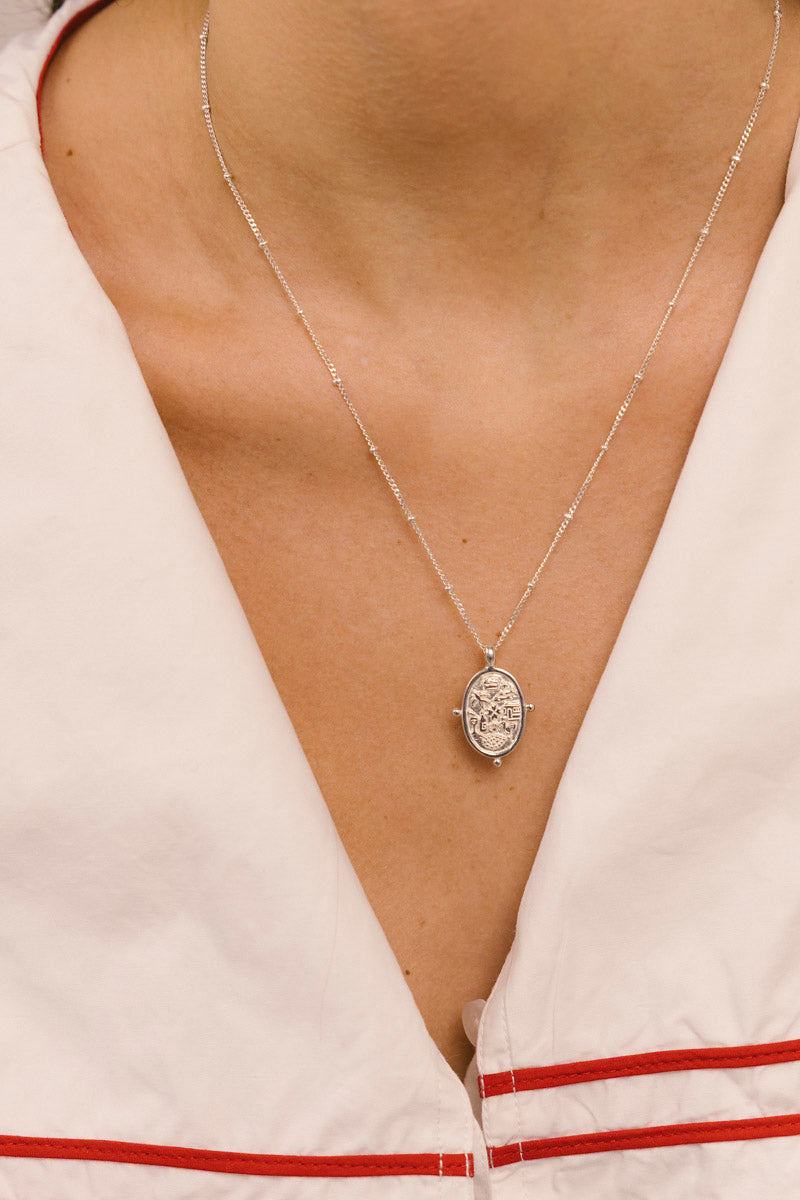 Vida A Lisboa Necklace Silver