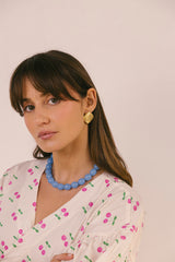 Scales Stud Gold Plated