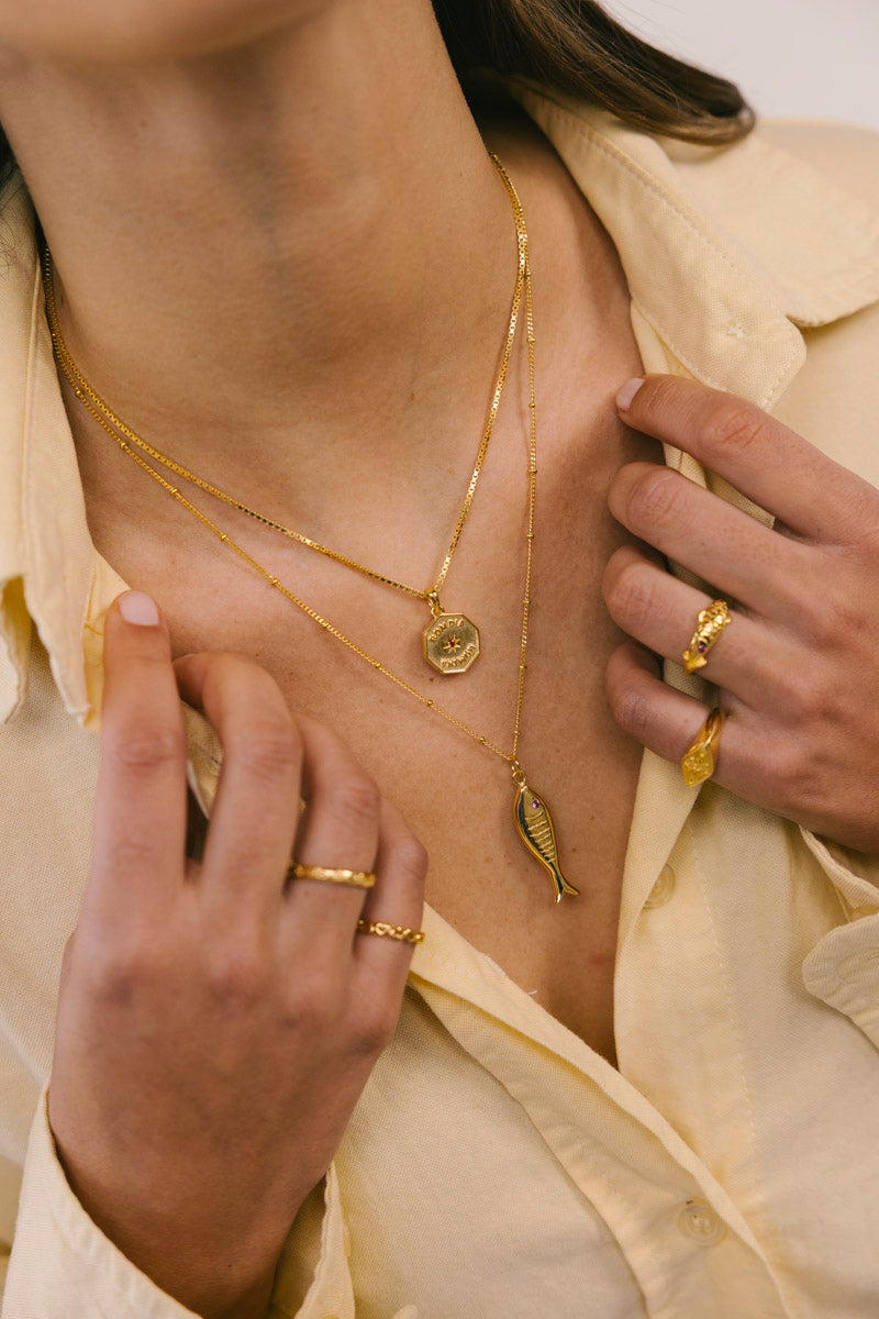 Sardinha Necklace Gold Plated
