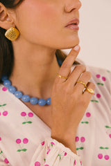 Floral Embrace Ring Gold Plated