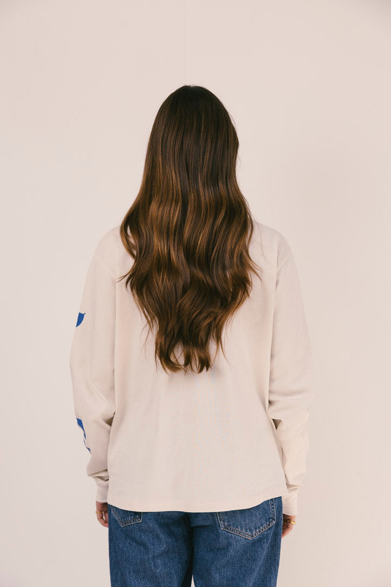 Sol Tee Long Sleeve Beige LP