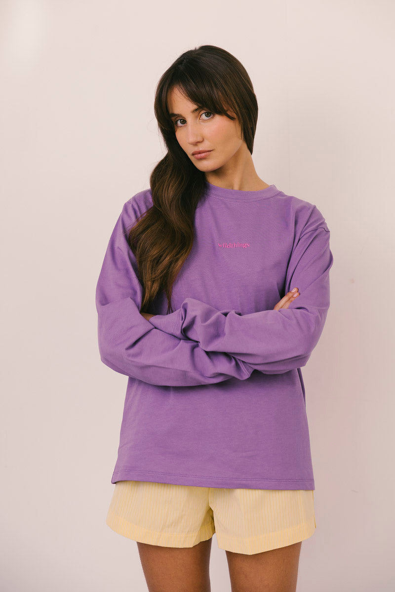 Lisboa Tee Long Sleeve Purple