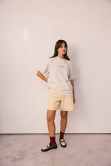 Shell Tee Short Sleeve Beige
