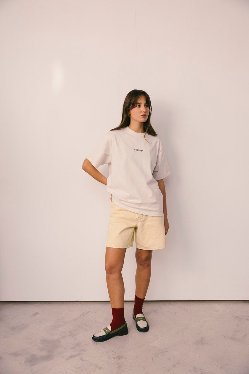 Shell Tee Short Sleeve Beige