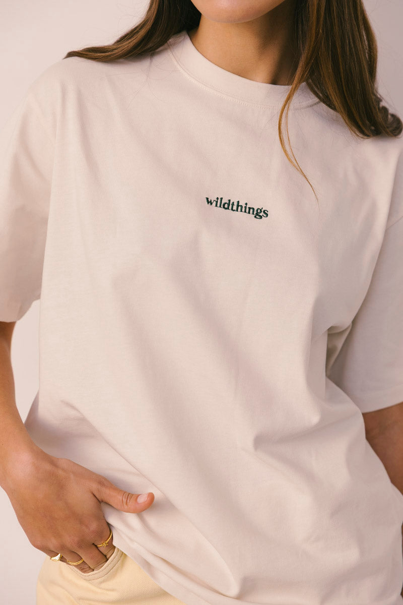 Shell Tee Short Sleeve Beige