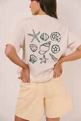 Shell Tee Short Sleeve Beige
