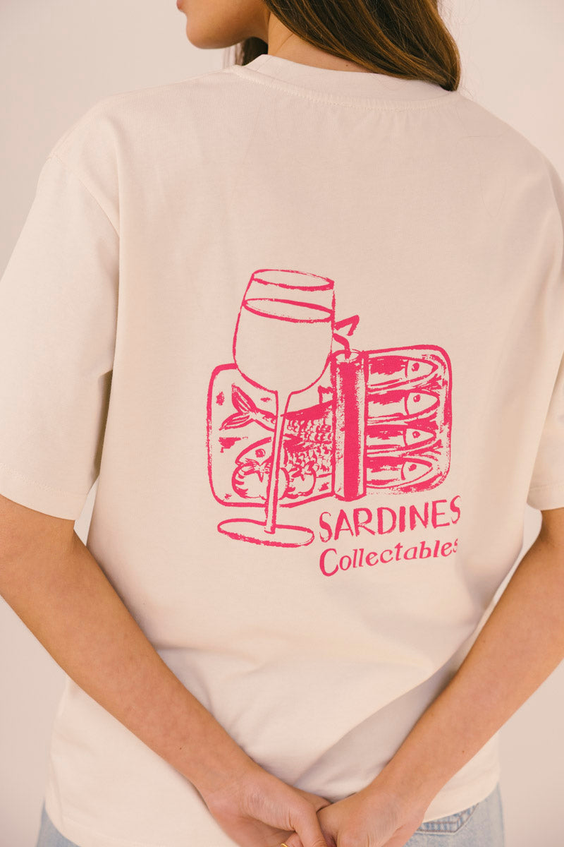 Sardines Tee short Sleeve Beige