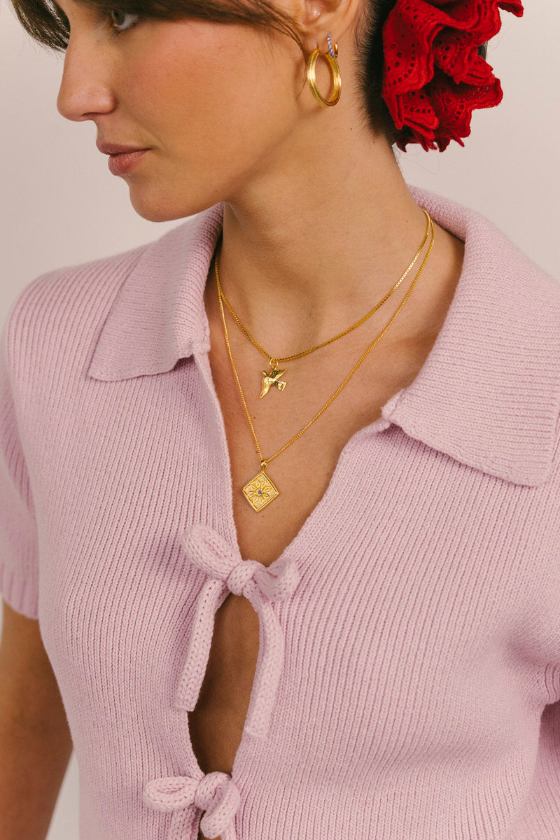 Azulejo Necklace Gold Plated