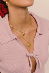 Azulejo Necklace Gold Plated