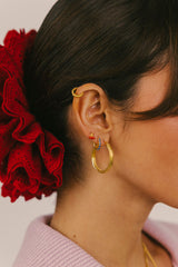 Sunset Hoop Gold Plated